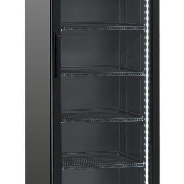 Szafa chłodnicza przeszklona, 392 l, SD430BE (RQ429-BLACK)