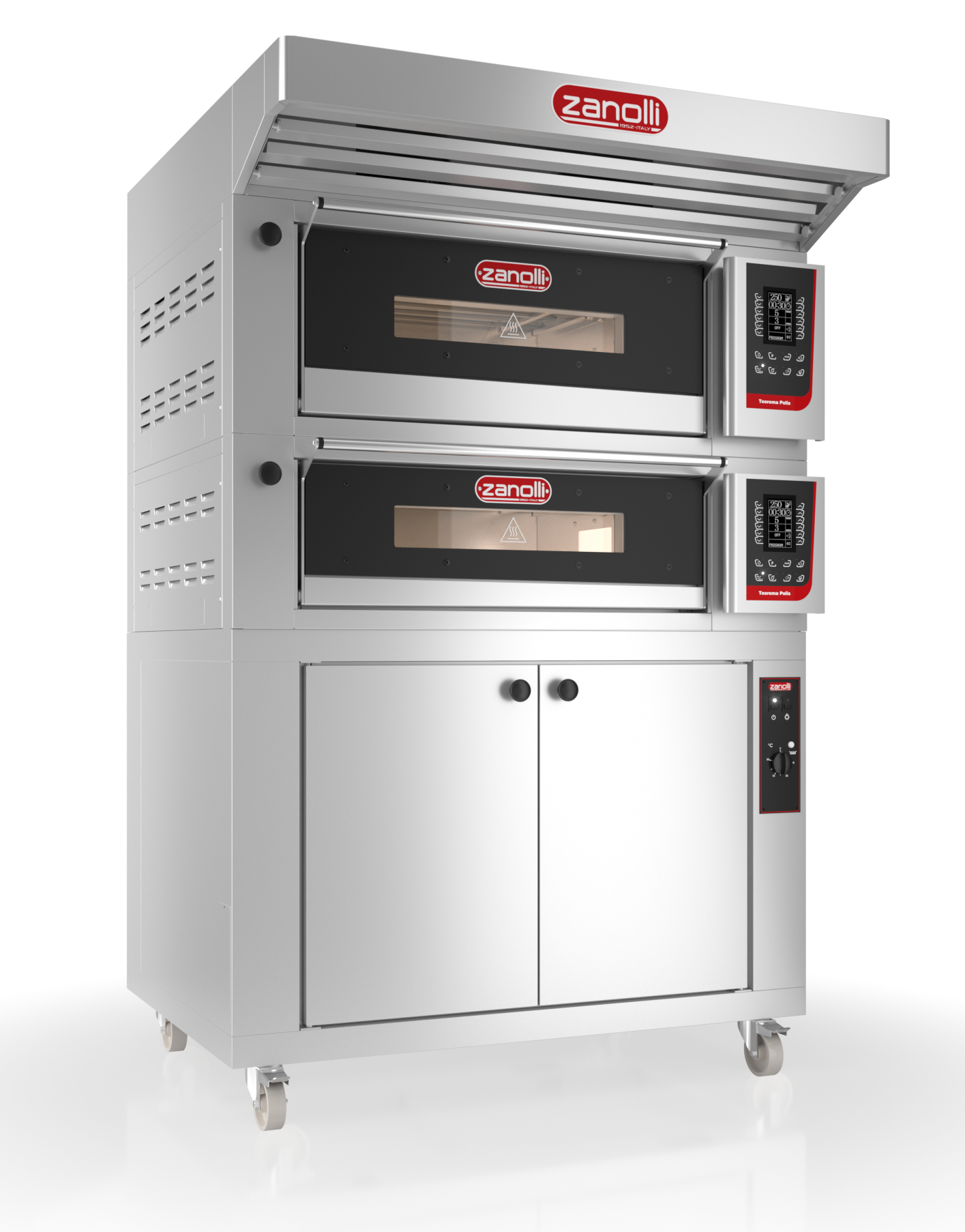 Piec elektryczny piekarniczy 1 komorowy, modułowy, h=18, 2x 400x600 mm, 3x33 cm (T POLIS 2 / MC18 IoT) - obrazek 2