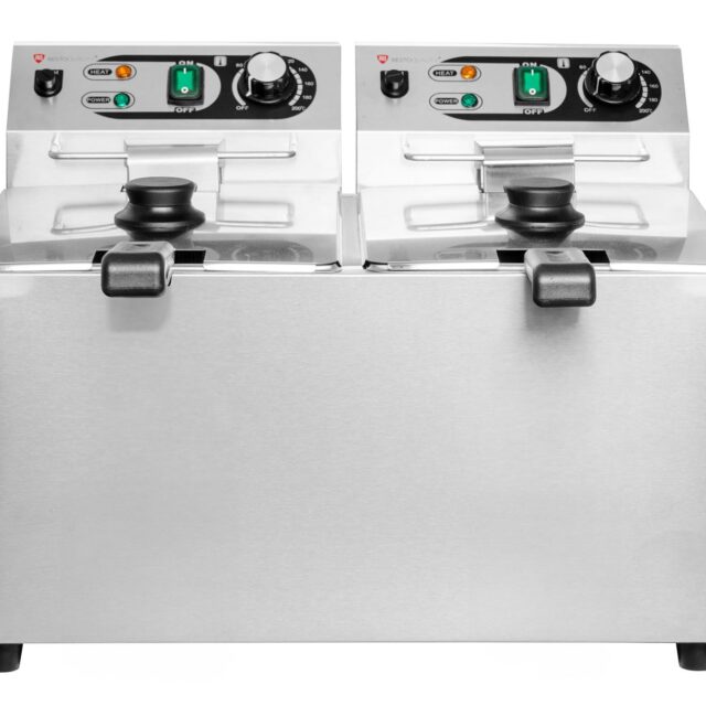 Frytownica elektryczna RQF8L2, podwójna, 2x 8 l, 2x 3 kW