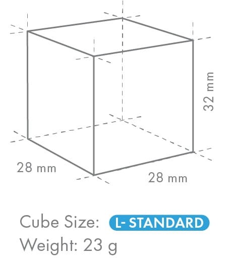 Kostkarka do lodu Hoshizaki IM-30CWPE, 34 kg/24h, chłodzona wodą, kostka sześcian, 28x28x32 mm - obrazek 2