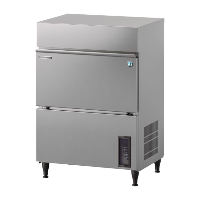 Kostkarka do lodu Hoshizaki IM-65WPE-E, 58 kg/24h, chłodzona wodą, sanityzacja UVC, pompa spustowa, kostka sześcian, 28x28x32 mm