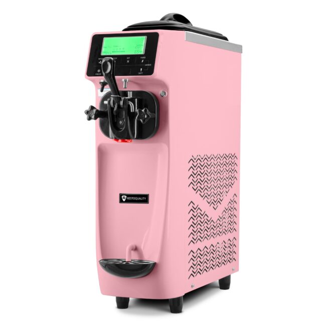 Maszyna do lodów włoskich RQ16E-P, różowa, 6l