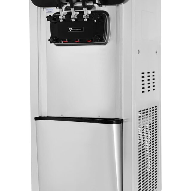Maszyna do lodów włoskich, automat do lodów soft, 2 smaki + mix, nocne chłodzenie, wolnostojąca, 2x8 l