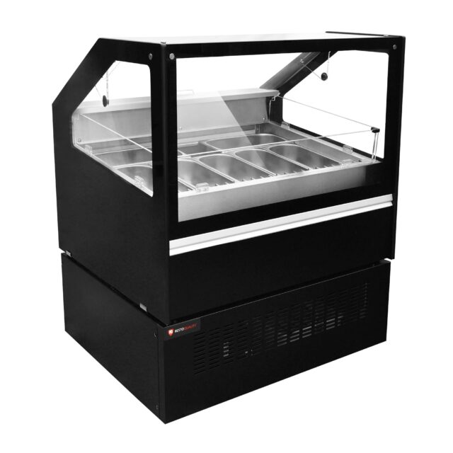 Dystrybutor do lodów, witryna do lodów, konserwator, Gelato VG 7, 7 kuwet, 973x778x1161 mm