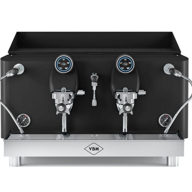 Ekspres kolbowy 2-grupowy, kolor czarny, 4 kW (Lollo 2GR Compact Black)
