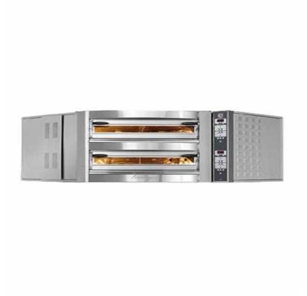 Piec do pizzy Cuppone Caravaggio, elektryczny, panel dotykowy, 8+8x36 cm, 11,8+11,8 kW, 1445x1639x777 mm