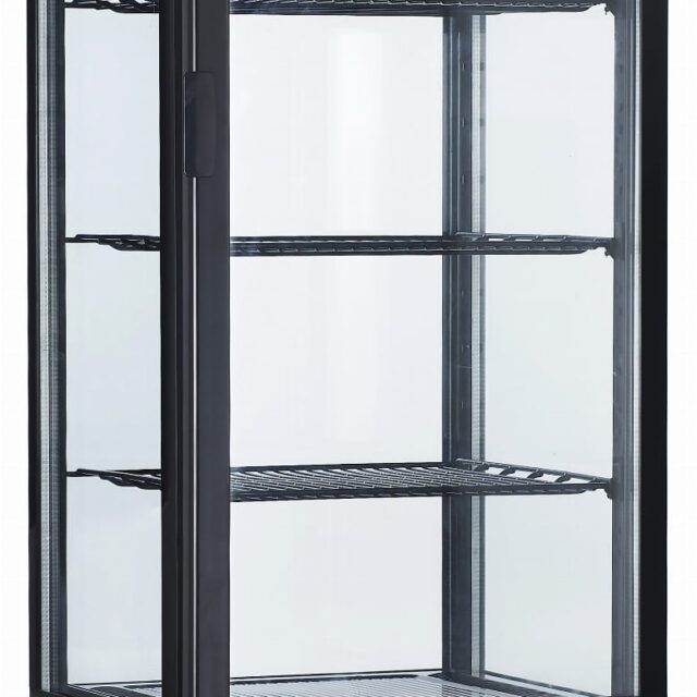 Witryna chłodnicza RTC235BS, cukiernicza, LED, 235l, czarna