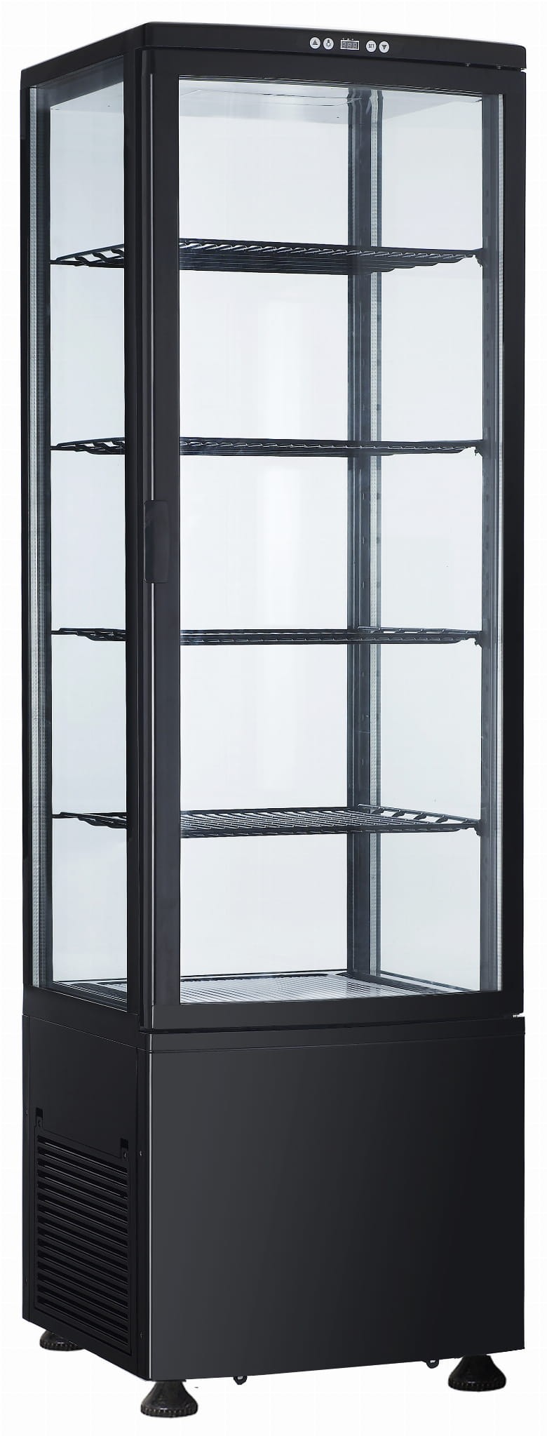 Witryna chłodnicza RTC235BS, cukiernicza, LED, 235l, czarna