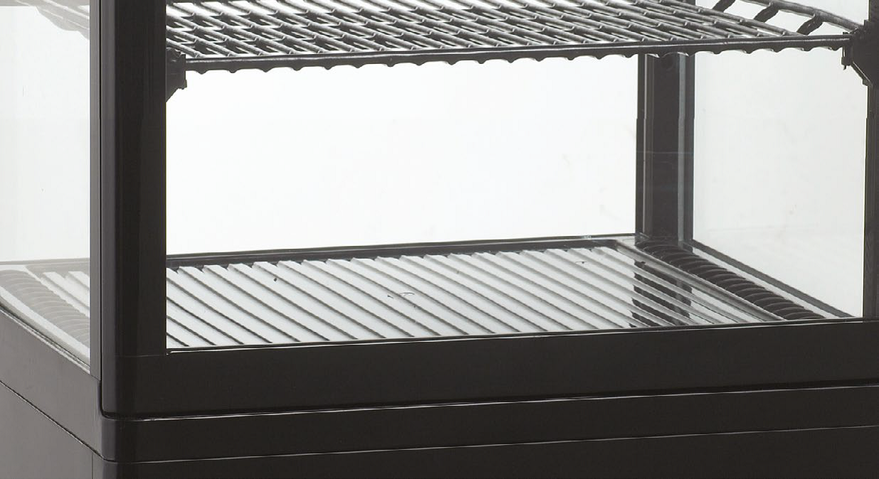 Witryna chłodnicza RTC235BS, cukiernicza, LED, 235l, czarna - obrazek 3