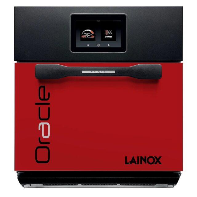 Piec konwekcyjny mikrofalowy, hybrydowy, Lainox Oracle XL Boosted, 6 kW, 400V, czerwony