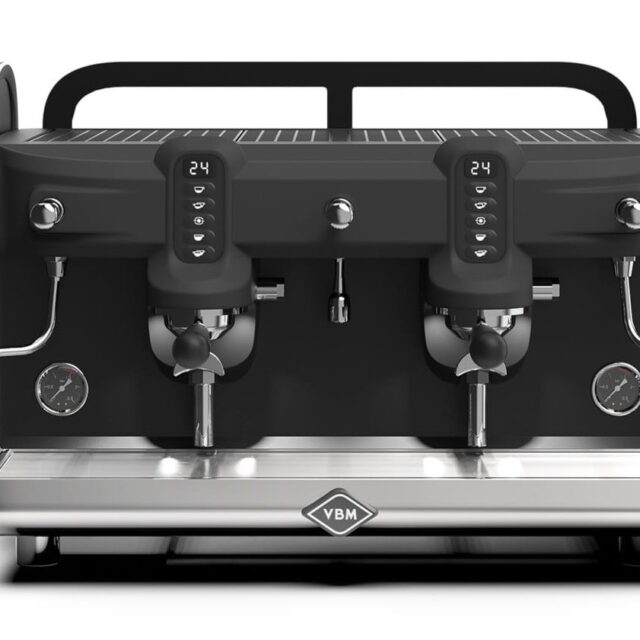 Ekspres kolbowy 2-grupowy, kolor czarny, 4 kW (Black Moon 2GR Black)