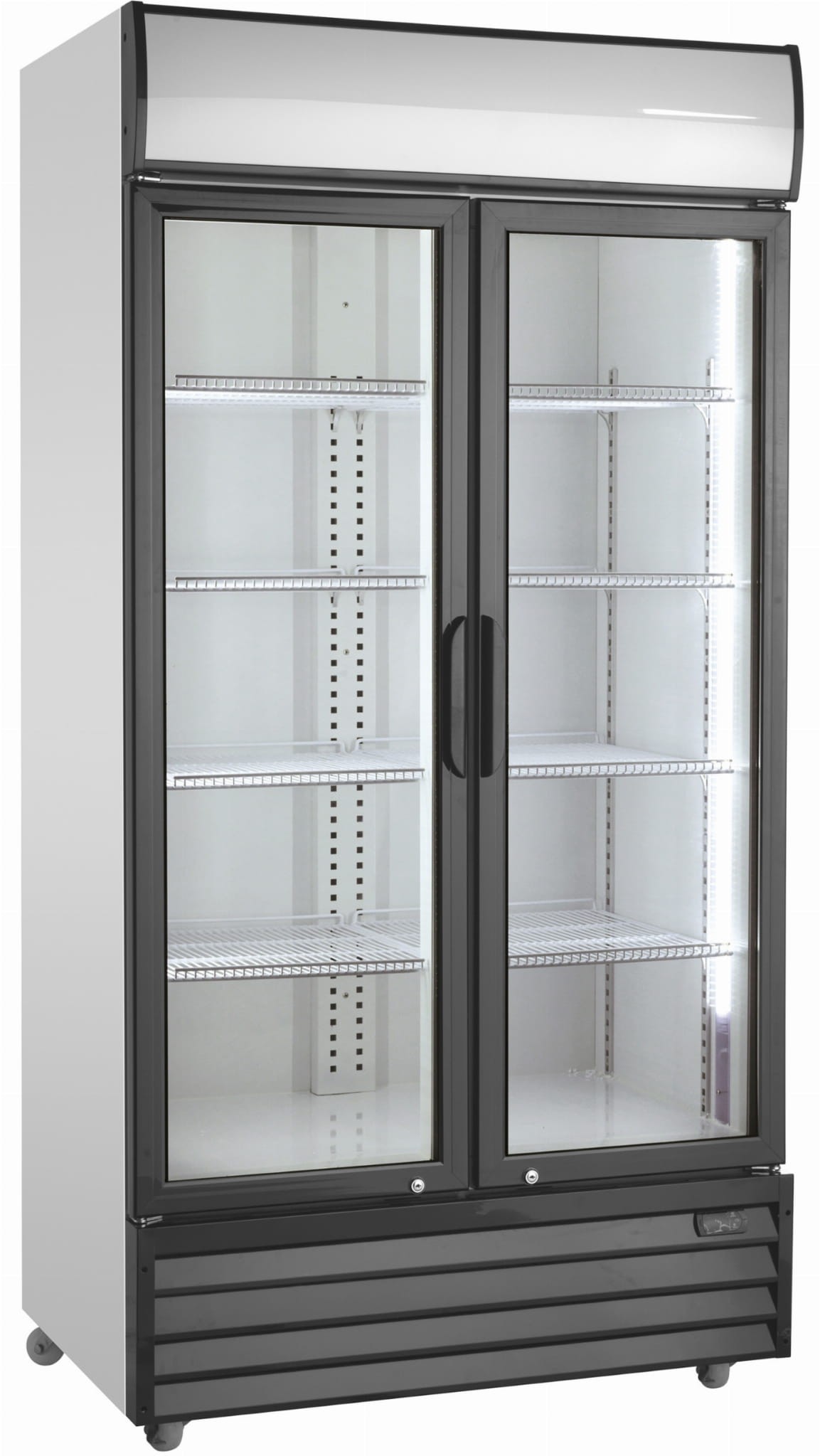 Szafa chłodnicza przeszklona, 879 l, 2-drzwiowa, SD1002HE (RQ1100H)
