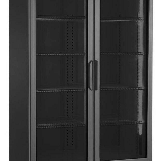 Szafa chłodnicza przeszklona RQ1100H-BLACK, 1000l (SD1001H)