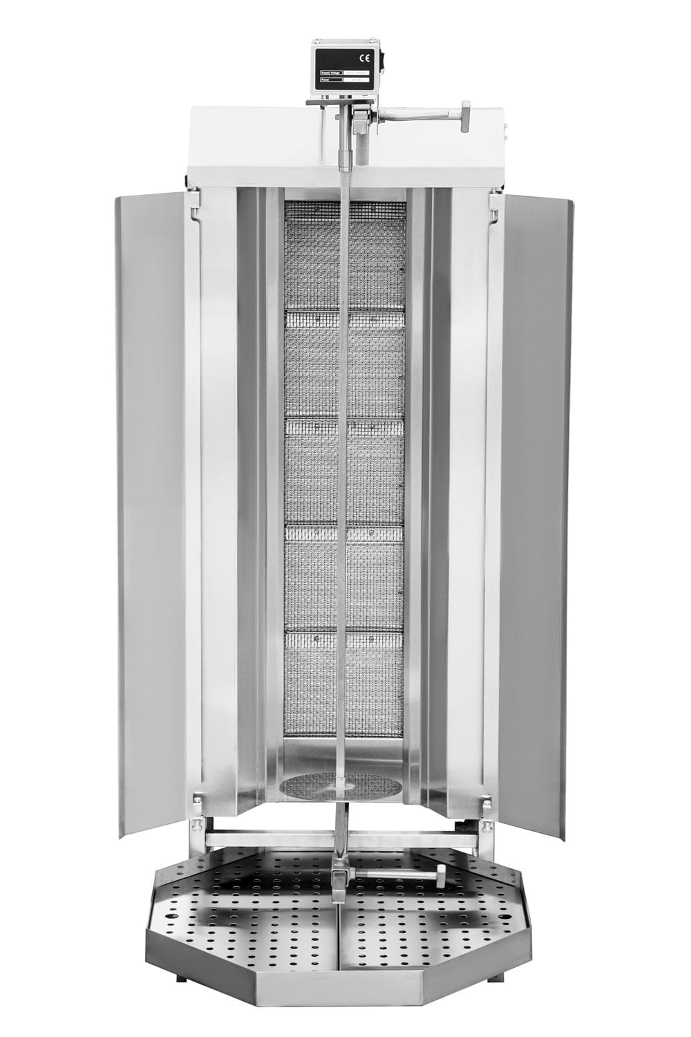 Gyros, opiekacz gazowy do kebaba, 5 palników, wsad 80kg KLG222 - obrazek 3