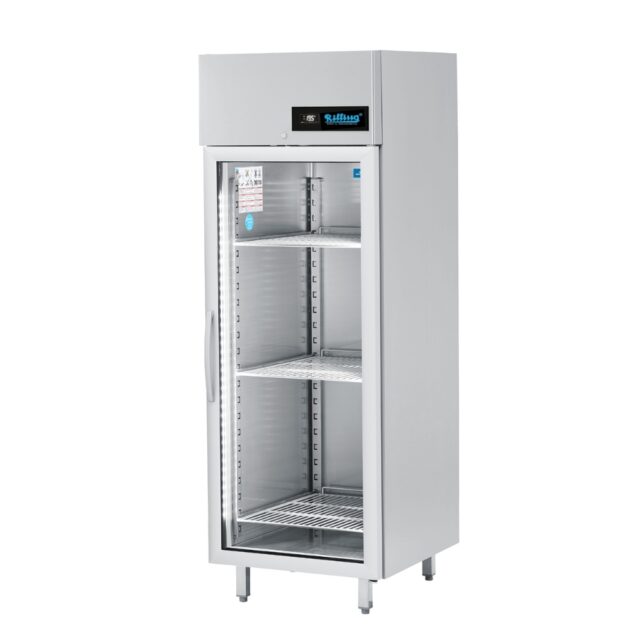 Szafa chłodnicza linia 410 GN 1/1, drzwi szklane, 650x590x1900 mm, z własnym agregatem