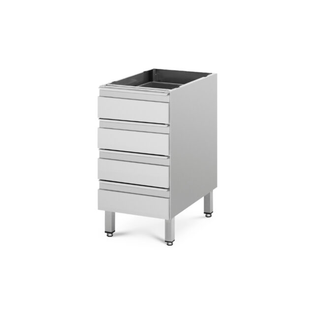Blok 4 szuflad - głębokość 600 mm, 400x600x850 mm, szafka bez blatu