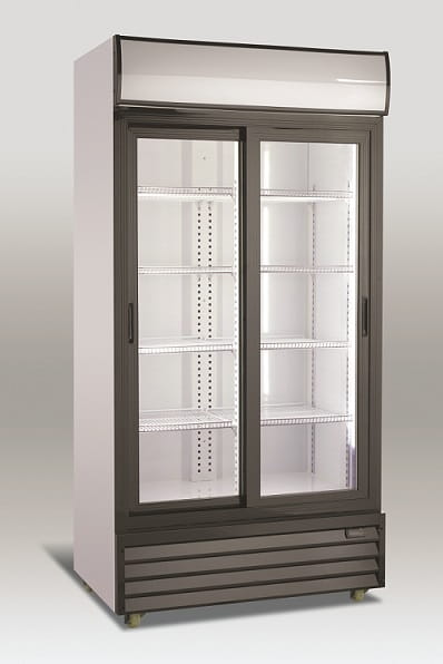 Szafa chłodnicza przeszklona RQ801SL, 800l, drzwi przesuwne (SD801SL)